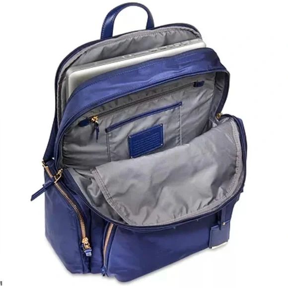 Tumi Voyageur Calais Navy Backpack (missing ID Tag) - Picture 2 of 15
